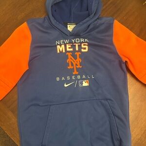 Nike Kids New York Mets Blue Orange Hoodie